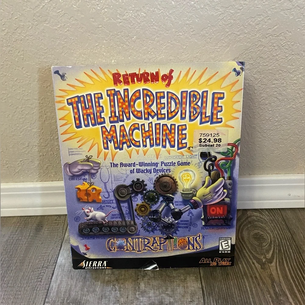 Return of the Incredible Machine: Contraptions Game Windows/Mac/PC NEW - SEALED